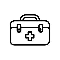 Icon of a doctorchest / first aid kit