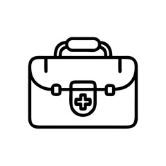 Icon of a doctorchest / first aid kit