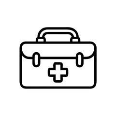 Icon of a doctorchest / first aid kit