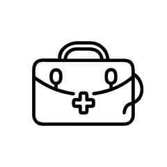 Icon of a doctorchest / first aid kit