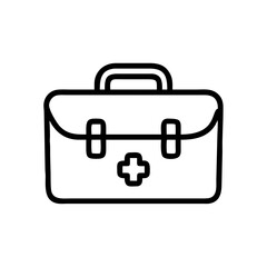 Icon of a doctorchest / first aid kit