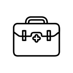 Icon of a doctorchest / first aid kit
