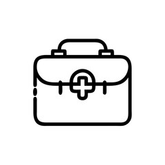 Icon of a doctorchest / first aid kit