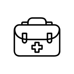 Icon of a doctorchest / first aid kit