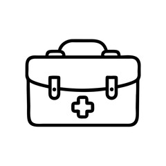 Icon of a doctorchest / first aid kit