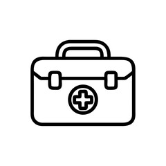Icon of a doctorchest / first aid kit