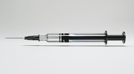 Fototapeta premium Futuristic Medical Syringes with Advanced Designs for Precision Healthcare and Technological Innovation