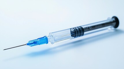 Fototapeta premium Futuristic Syringes and Medical Tools Depicting Advanced Technology in Healthcare Innovation