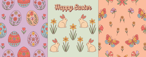 Easter poster, Easter banner, banner, Easter clipart, happy Easter, Easter 2025, 2025, Easter celebration, easter sublimation, easter card, easter, bunny, rabbit, egg, card, spring, cartoon, holiday, 