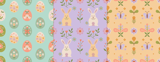 vector, pattern, easter, card, illustration, design, flower, spring, bird, cartoon, set, decoration, nature, baby, egg, floral, pink, seamless, wallpaper, holiday, art, summer, greeting, leaf, ornamen