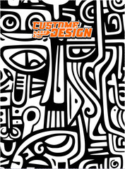 Abstract background for sublimation printing jersey or art and many more