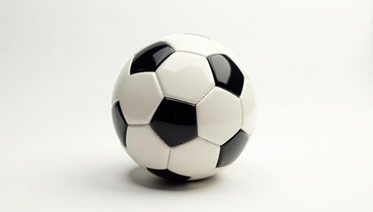 Fototapeta premium White background, perfectly centered football, shadowless, equipment, graphic, leather