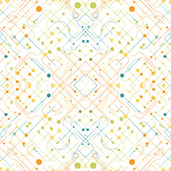 Obraz premium dot seamless pattern