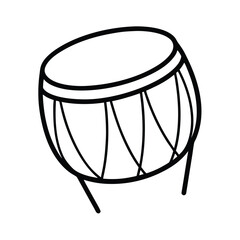 Islamic drum vector art