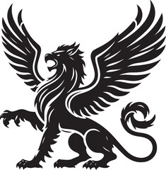 Obraz premium Griffin logo vector