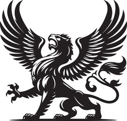 Obraz premium Griffin logo vector