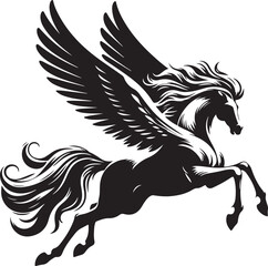 Obraz premium Pegasus logo vector