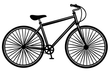 vintage bicycle vector illustration