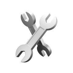 Angled 3D Wrenches Icon