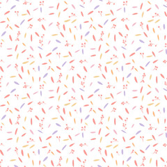 Flower pattern. Ditsy floral seamless pattern. Small little flower background. Repeat pattern. Ditsy print. Botanic surface design. Ditsy floral flower pattern for fashion, fabric, wrapping, decor