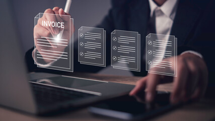 Digital Invoice and Billing electronic Payment Solutions for Modern Business online receipts, credit processing, and data-driven services powered by financial technology.
