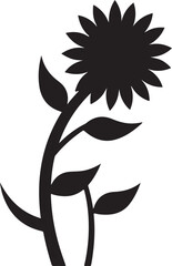 Fototapeta premium Sunflower Silhouette SVG Bundle | Floral Flower Vector Clipart Pack