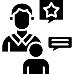 Mentorship Icon Vector Element