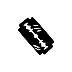 sharp blade vector silhouette