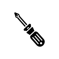 Screwdriver icon with transparent background