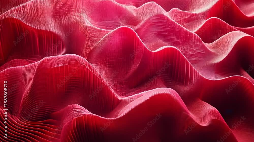 Poster exploring the dynamics of big data through abstract patterns generative ai