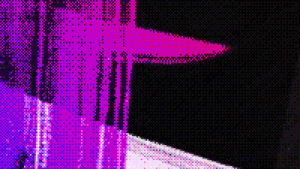 pixelated Halftone Abstract Concept Background