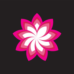 High Tech Neon Style Floral Artwork