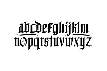 InkVeil - Elegant Blackletter Font Vector