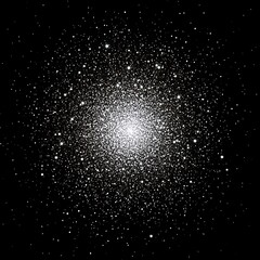 Obraz premium Star Cluster in Dark Space