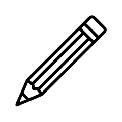 Fototapeta premium Pencil icons symbolize creativity and artistic expression. Essential for drawing, writing, and educational themes, these designs reflect the art of communication through simple tools.