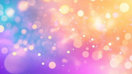 Soft glowing bokeh in pastel tones. Great for party, celebration, dreamy backgrounds, and design templates.