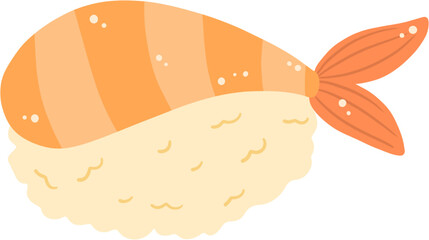 sushi, japanese food, vector, food