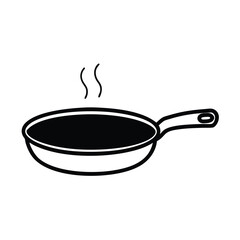 electric frying pan isolated on white background