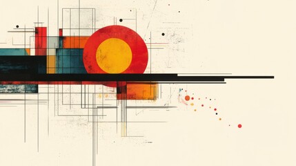 Abstract line pattern
