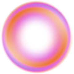 Abstract gradient orange pink png asset 