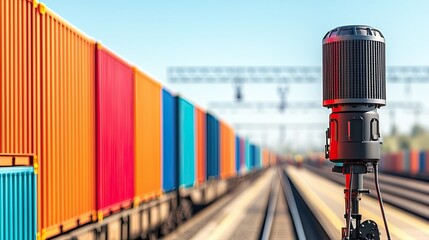 Transport operations with smart sensors shipping yard digital photography daylight wide angle innovation insight