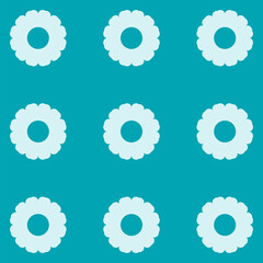 Floral Vector Pattern. Two-color bright spring Flower Ornament for wallpaper wrapping paper background fabric Vector seamless pattern with decorative flowers - design element for web or print.