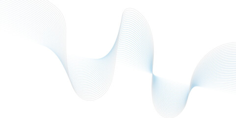 Abstract wavy lines Isolated background design. Wave modern stream transparent background.
