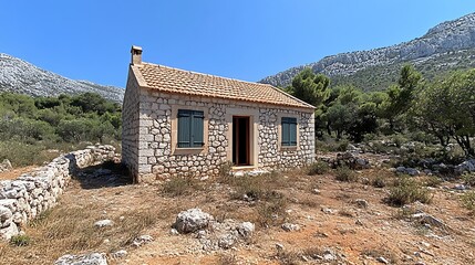 Stone Cottage in Sunny Croatian Hills