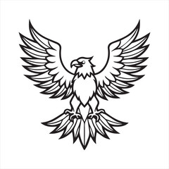 Eagles Silhouette Vector Set Free Vector