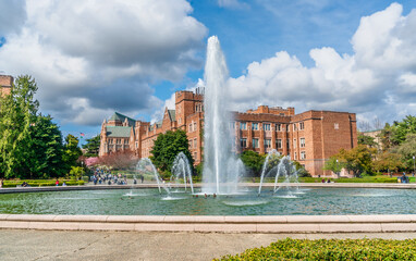 University Fountain Scene