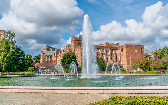 University Fountain Scene