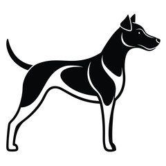 vector illustration of a dog