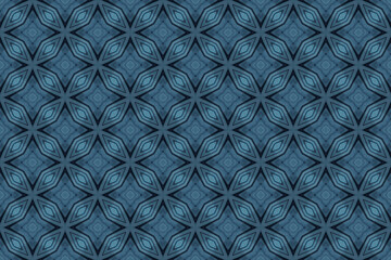 Seamless Shape Fashion Art Template Tile Visual Graphic Digital Fabric Symmetric Endless Texture Textile Luxury Cloth Decoration Design Wallpaper Background Perspective Interior Geometric Pattern.