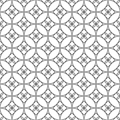 Geometric simple ornament with circles.  Ornament . Seamless pattern.